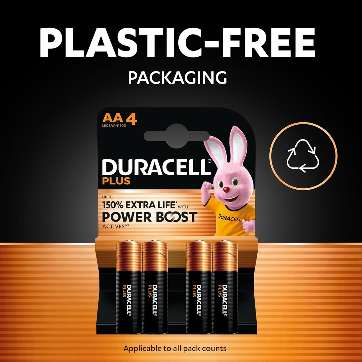 DURACELL Plus C Alkaline Batteries (6 Pack) 1.5V, LR14