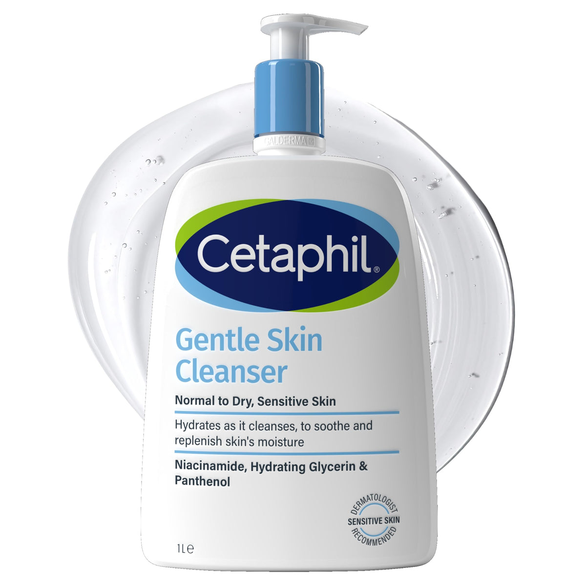 Cetaphil Gentle Skin Cleanser, 473ml, Face & Body Wash, For Normal To Dry Sensitive Skin, With Niacinamide & Glycerin, Soap Free, Packaging May Vary