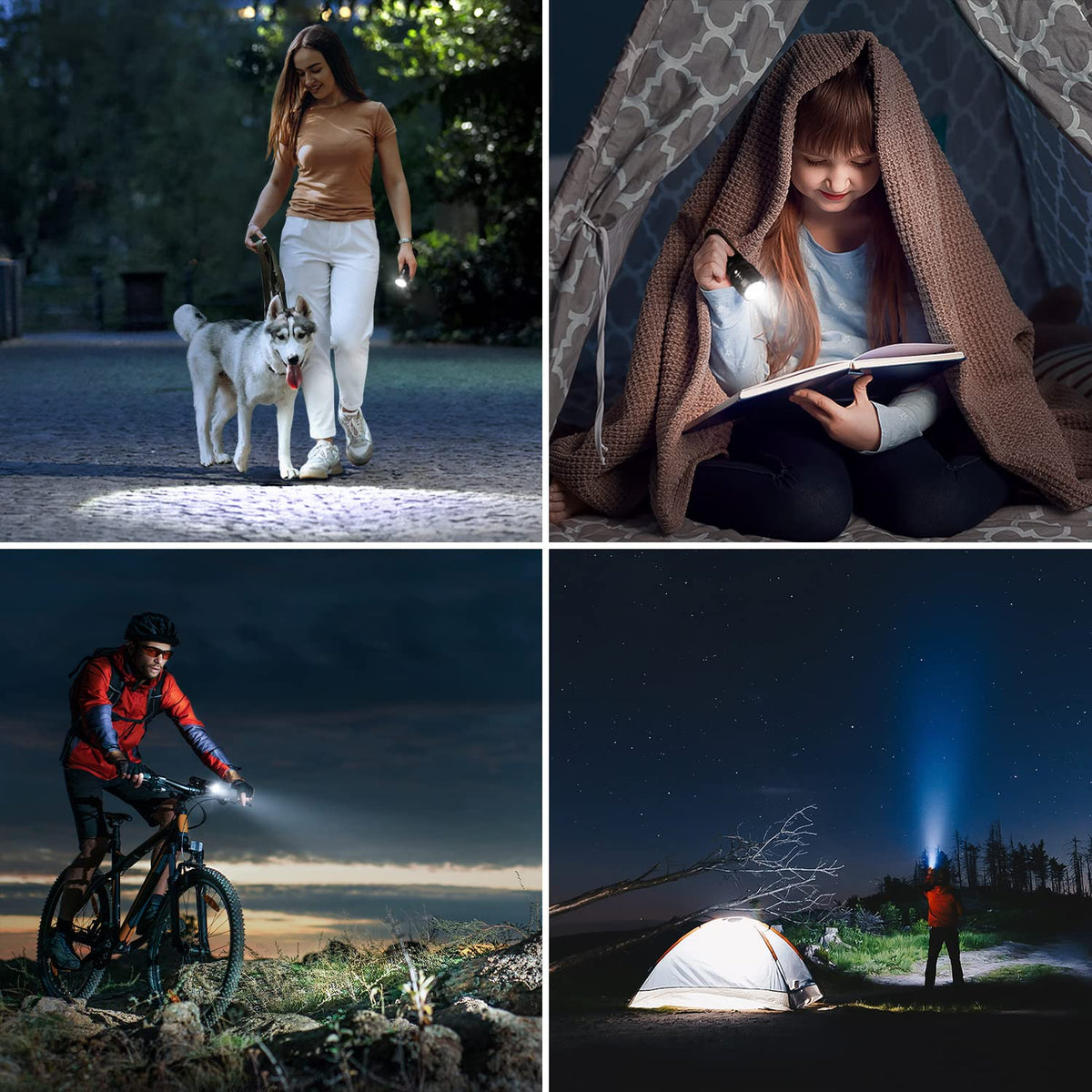 Lepro LE LED Torch Battery Powered, Camping Flashlight, Adjustable Focus