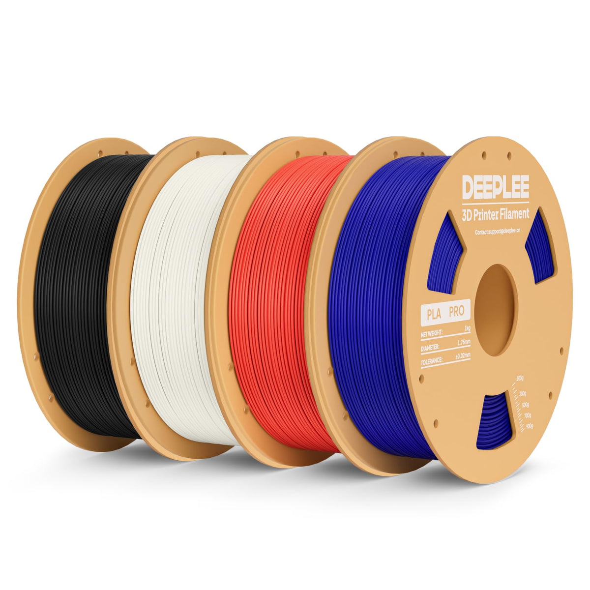 DEEPLEE PLA Filament 1.75mm PLA Pro White*1