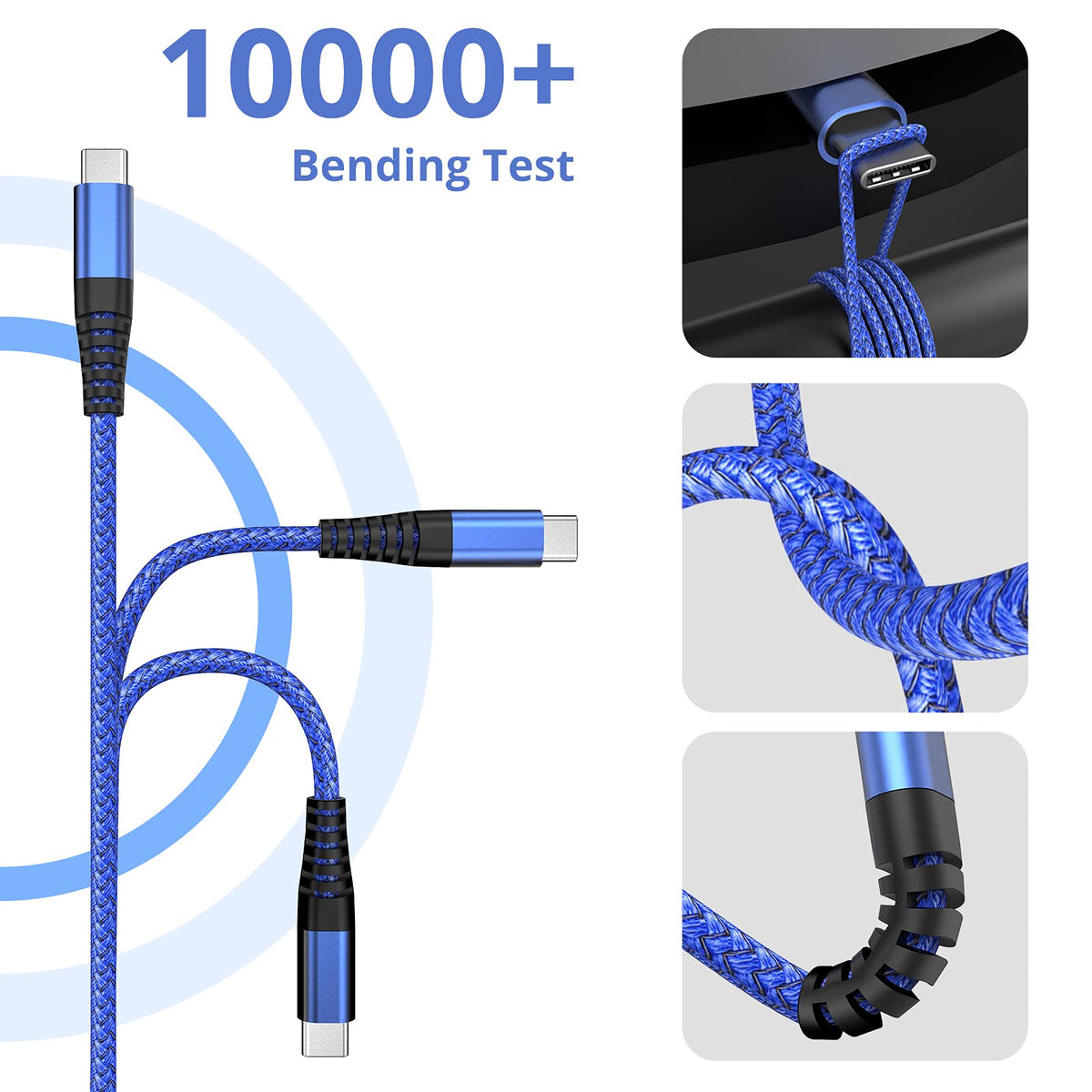 Ofuca USB C Charger Cable,3Pack 1M USB to USB C Cable