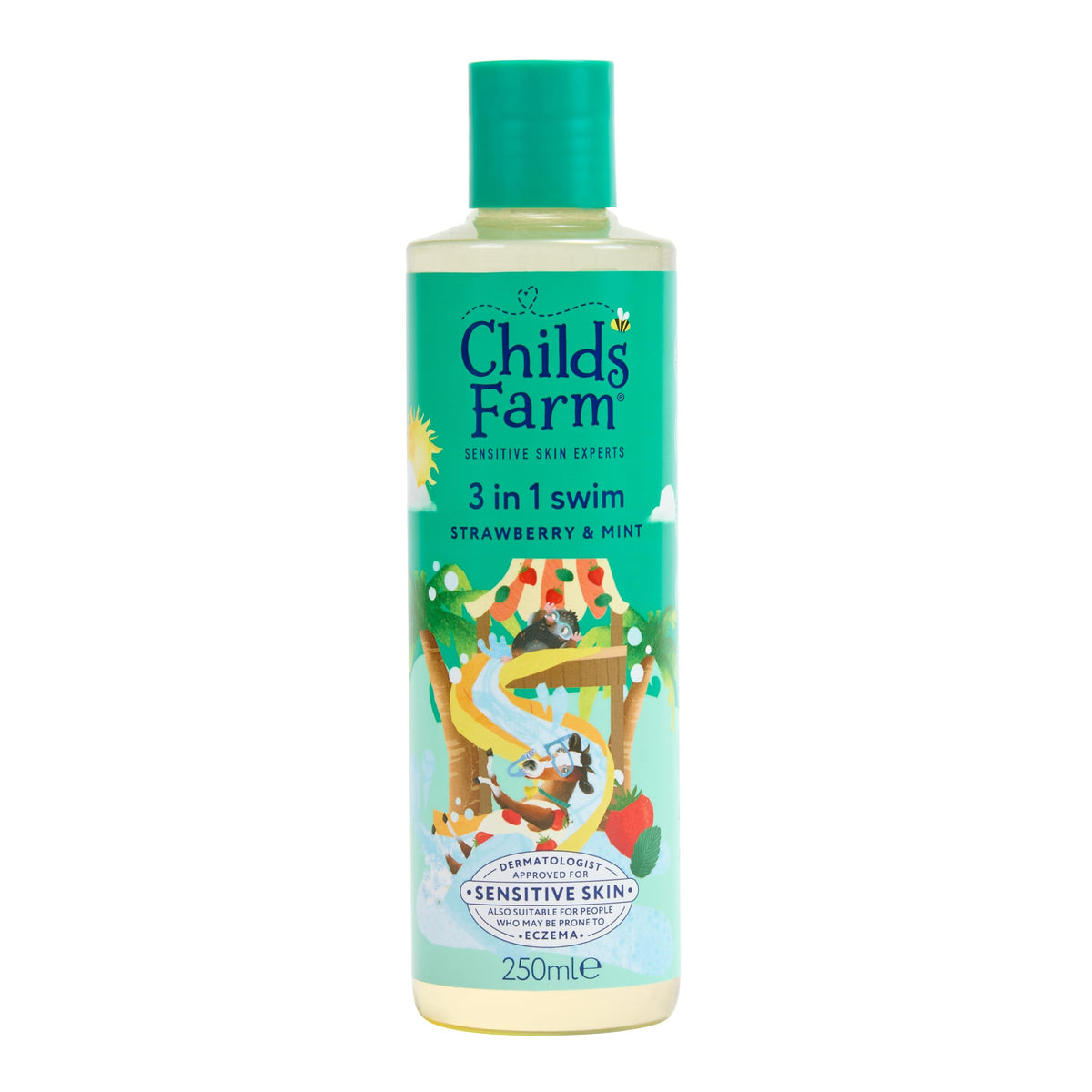 Childs Farm Kids Hair & Body Wash, Sweet Orange | Tear-free, Gently Cleanses | Suitable for Dry, Sensitive Skin, 250ml