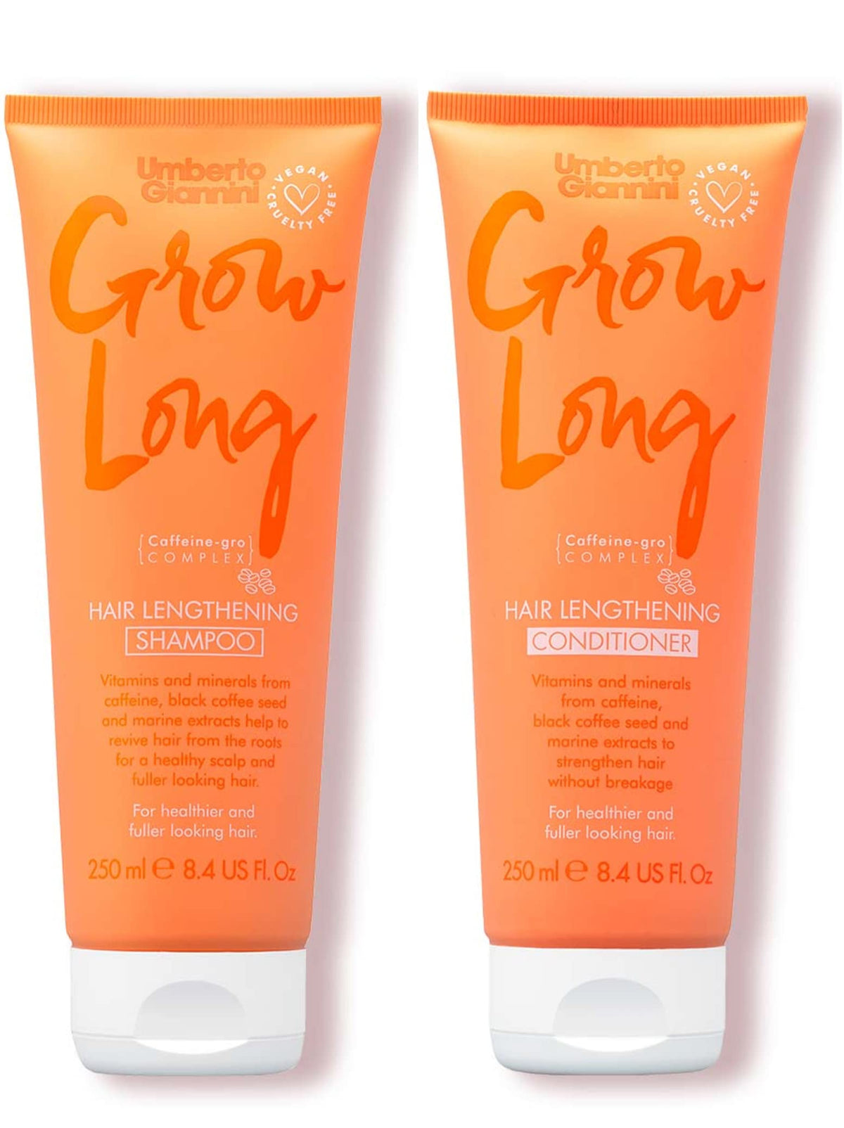 Umberto Giannini Curl Jelly Scrunching Jelly & Creme De Curl Control Cream Duo for Curly or Wavy Hair, Vegan & Cruelty Free, 2 Pack