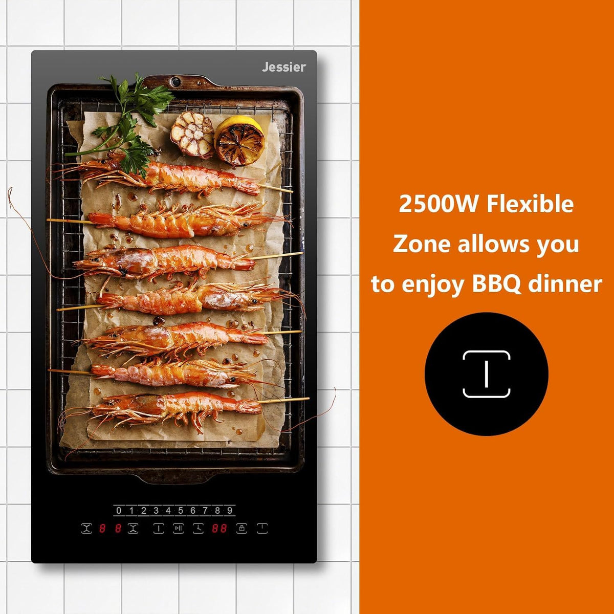 Portable Ceramic Hob, Pulg in Single Electric Hob 3600W
