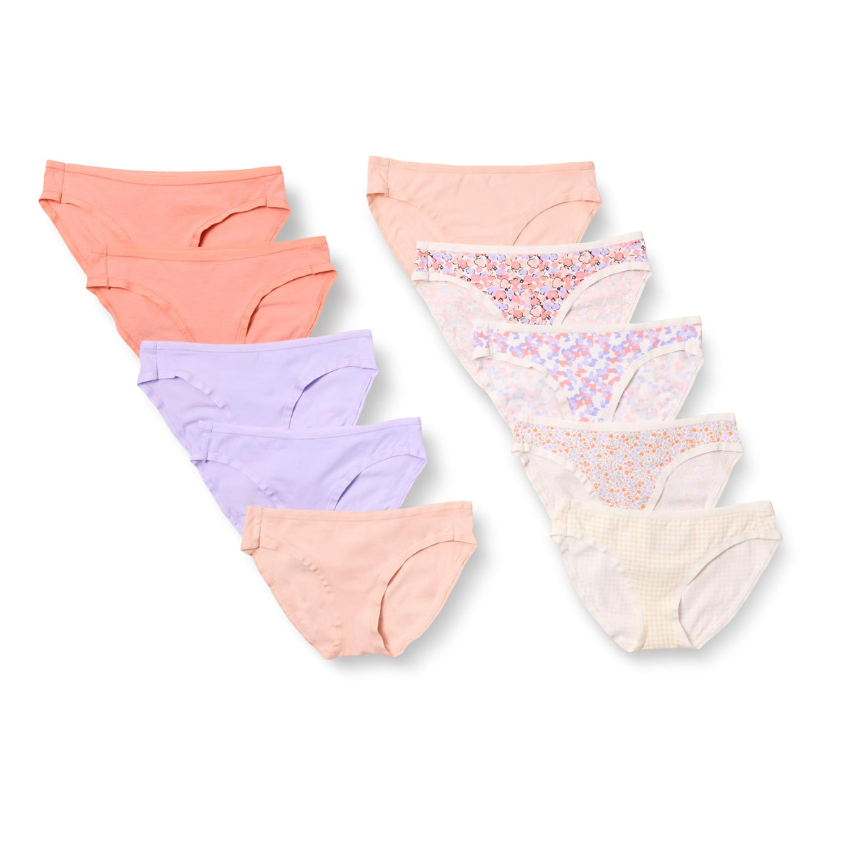 Amazon Essentials Women's Cotton Bikini Brief Underwear (Available in Plus Size)