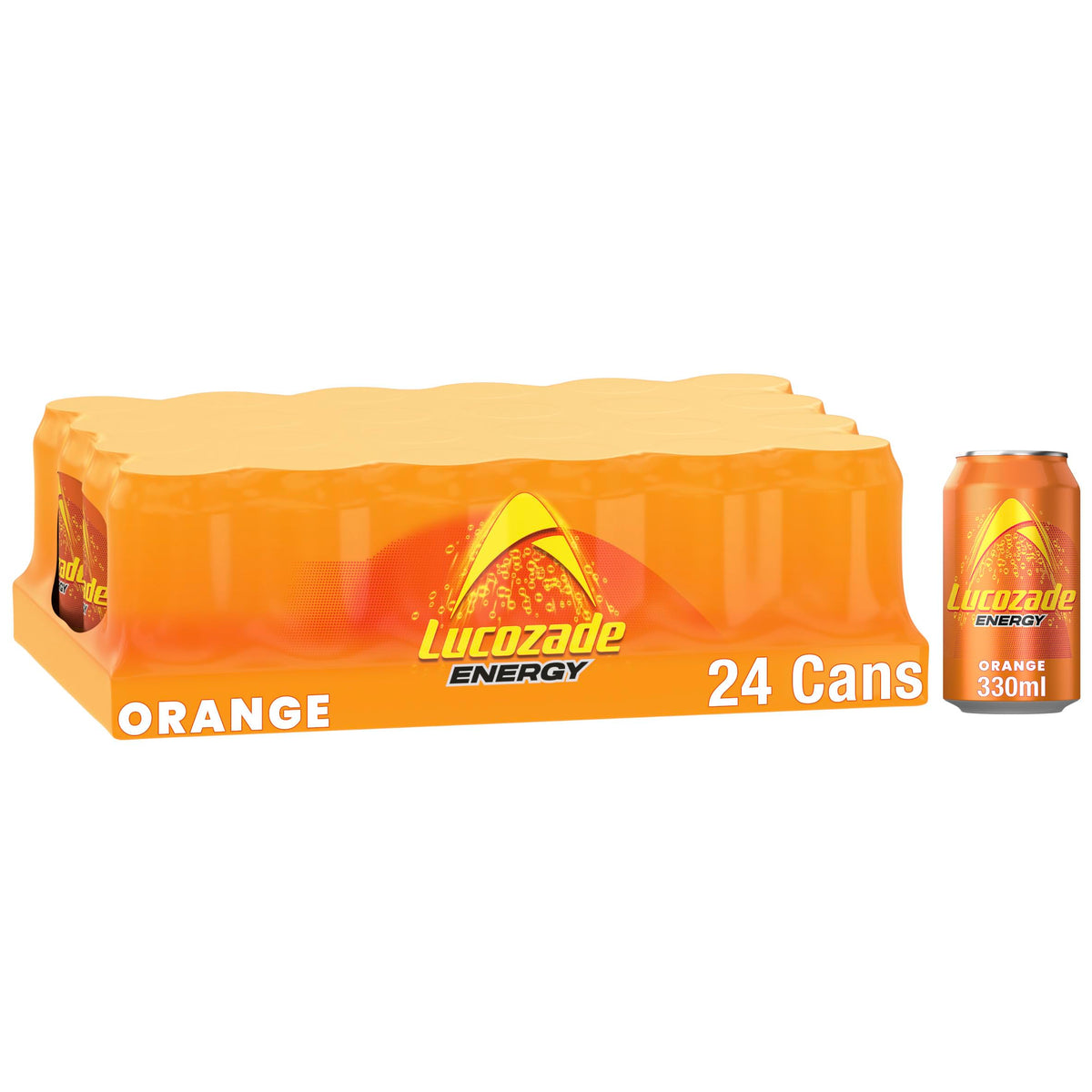 Lucozade Energy Orange 330ml (Pack of 12)