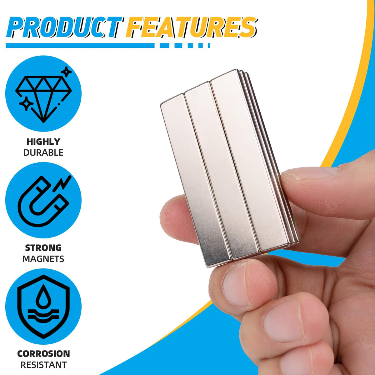 4 Pack Strong Magnet, 30 x 3mm 8KG Pull Super Strong Neodymium Disc Magnets