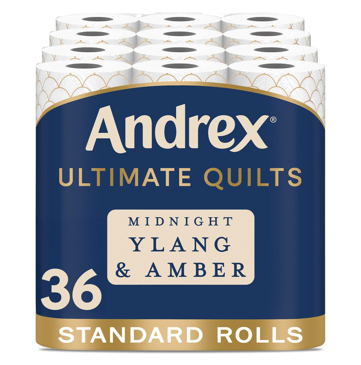 Andrex Ultimate Quilt Toilet Roll - 36 Toilet Rolls, 3-Ply, Bulk Buy
