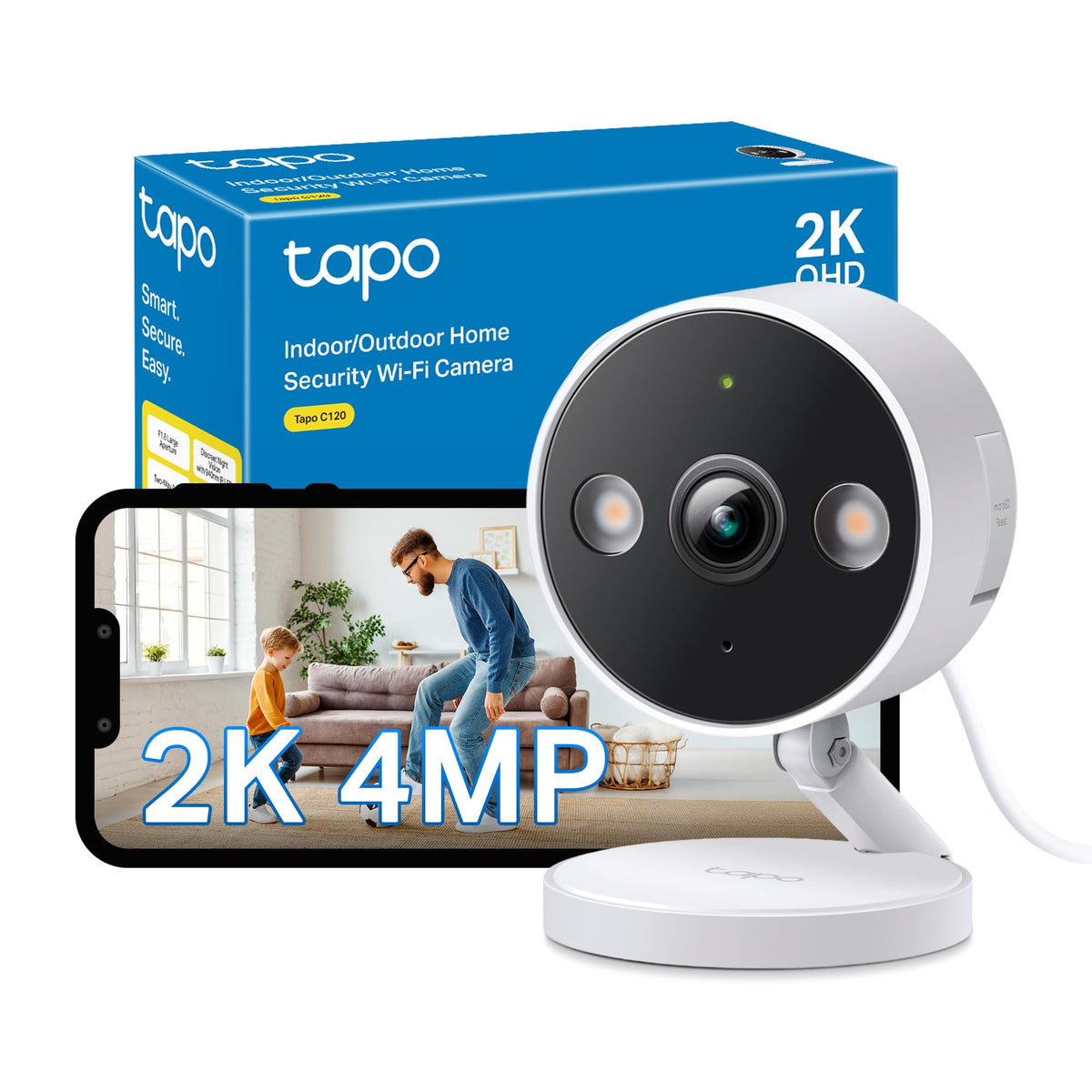 Tapo TC60 Full HD Indoor Security Camera Pet Camera Baby Camera