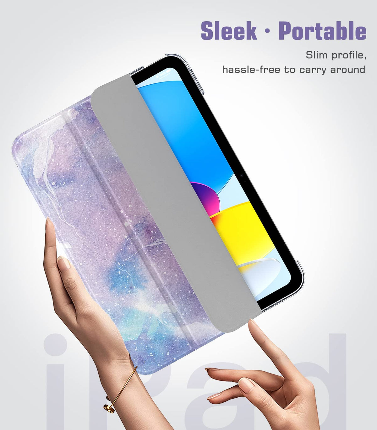 TiMOVO Case for iPad A16 11th Gen 11"/10th Gen 10.9", Abyss Blue