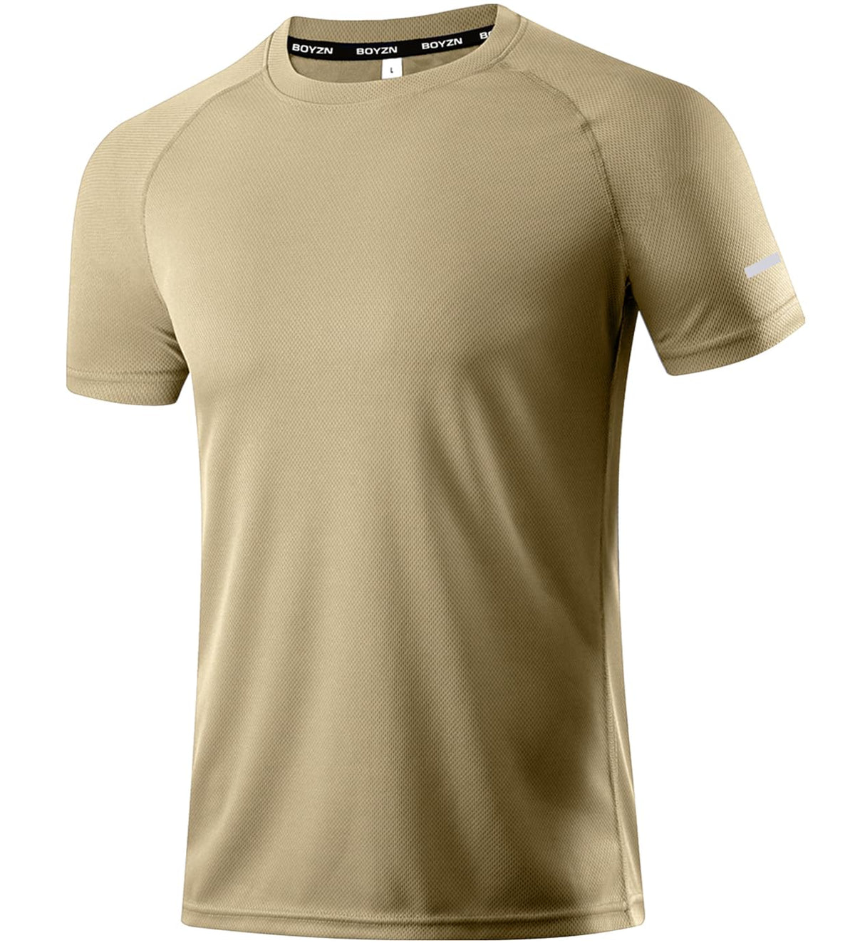 Boyzn 1, 3, 5 or 7 Pack Men's Workout Running Shirts, Dry Fit Moisture Wicking T-Shirt, Gym Athletic Short Sleeve Tee Shirts