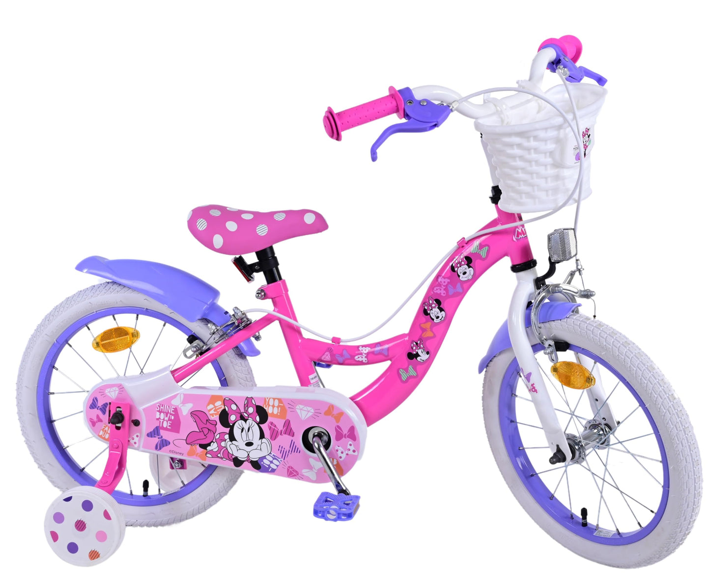 Volare Official Marvel Spider-Man Kids Bike 12" with Stabilisers — Ages 3-4