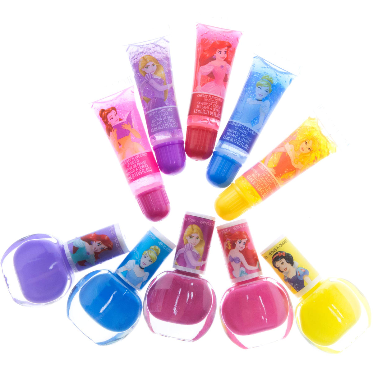 Disney Frozen Kids Lip Gloss and Nail Polish Set Kids Makeup Set Age 3+