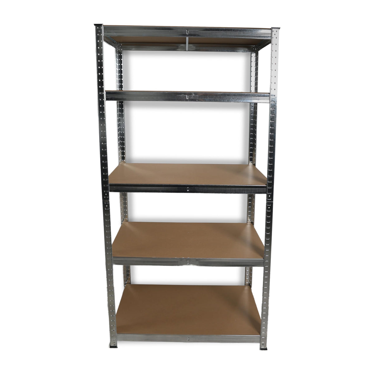 DIVCHI 5 Tier Storage Rack Heavy Duty Shelving Aluminium Garage Shelves Shed Storage Racking Shelf For Warehouse Workshop & Office (Black, Pack of 1) Up to Maximum 175 kg Per Shelf