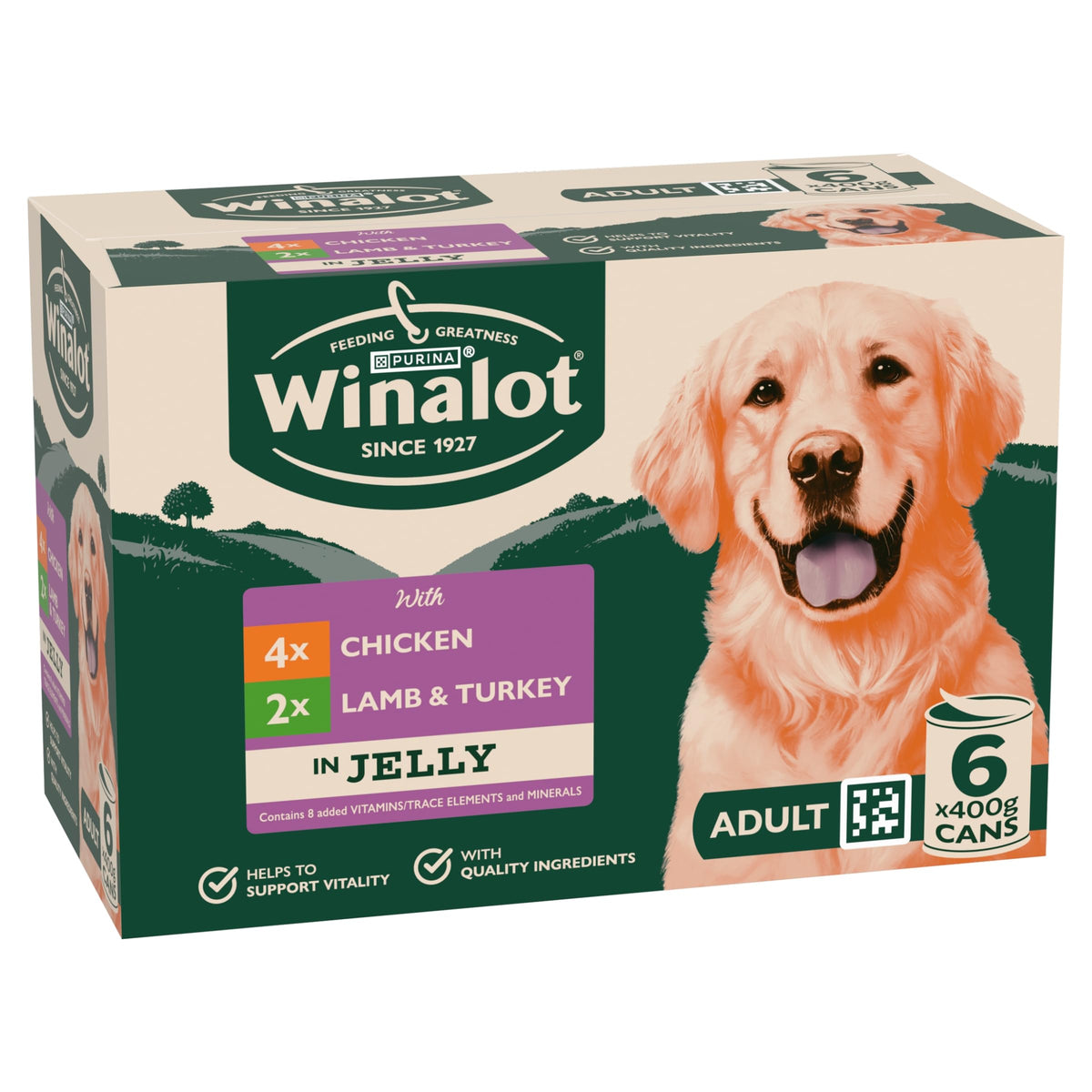 WINALOT Sunday Dinner Mixed in Gravy Wet Dog Food Pouches 40x100g