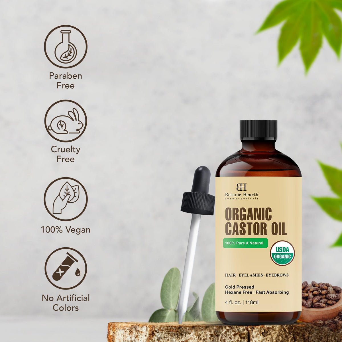 Botanic Hearth Argan & Biotin Hair Oil, 198 ml