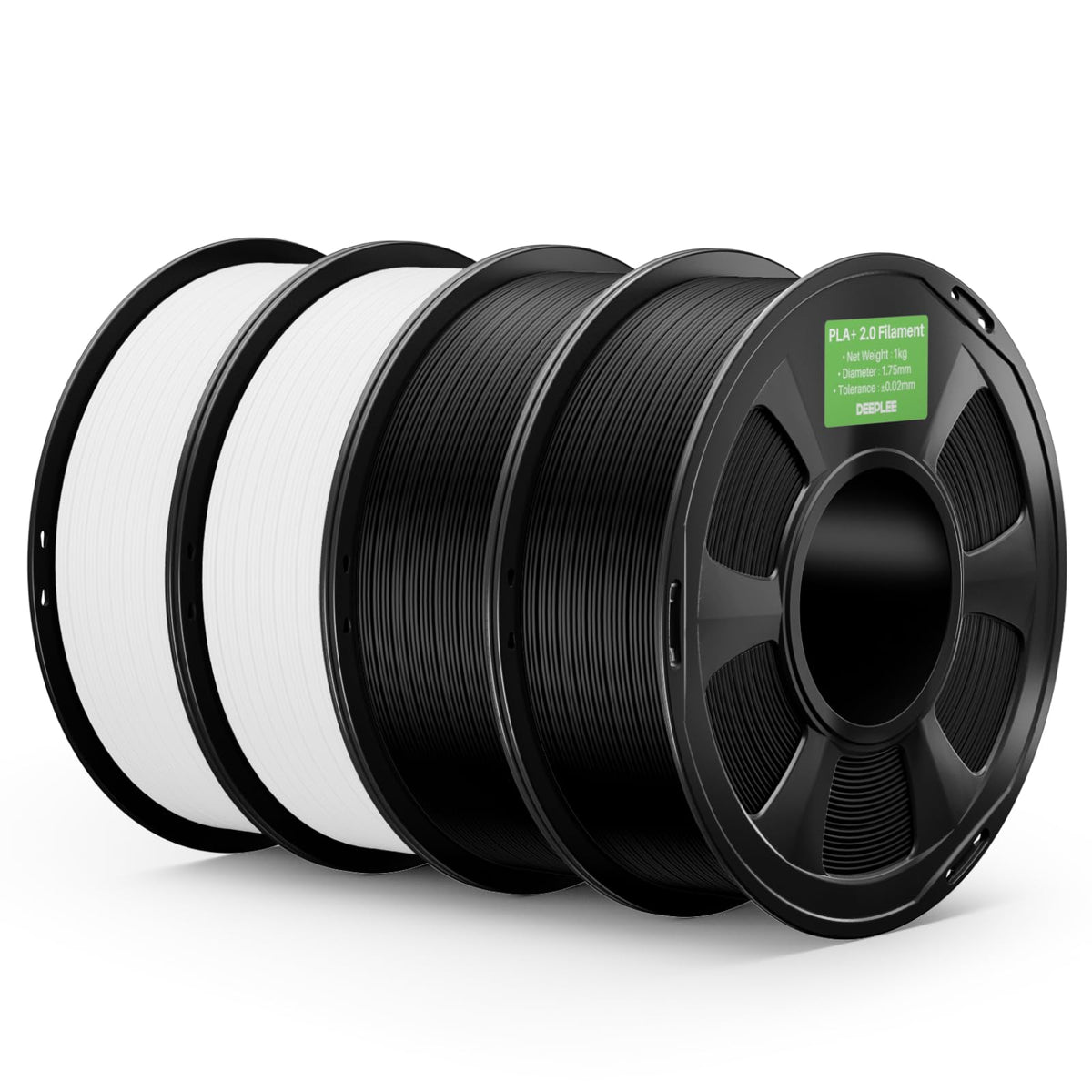 DEEPLEE PLA Plus 1.75mm Filament Beige/Brown 2KG Bundle