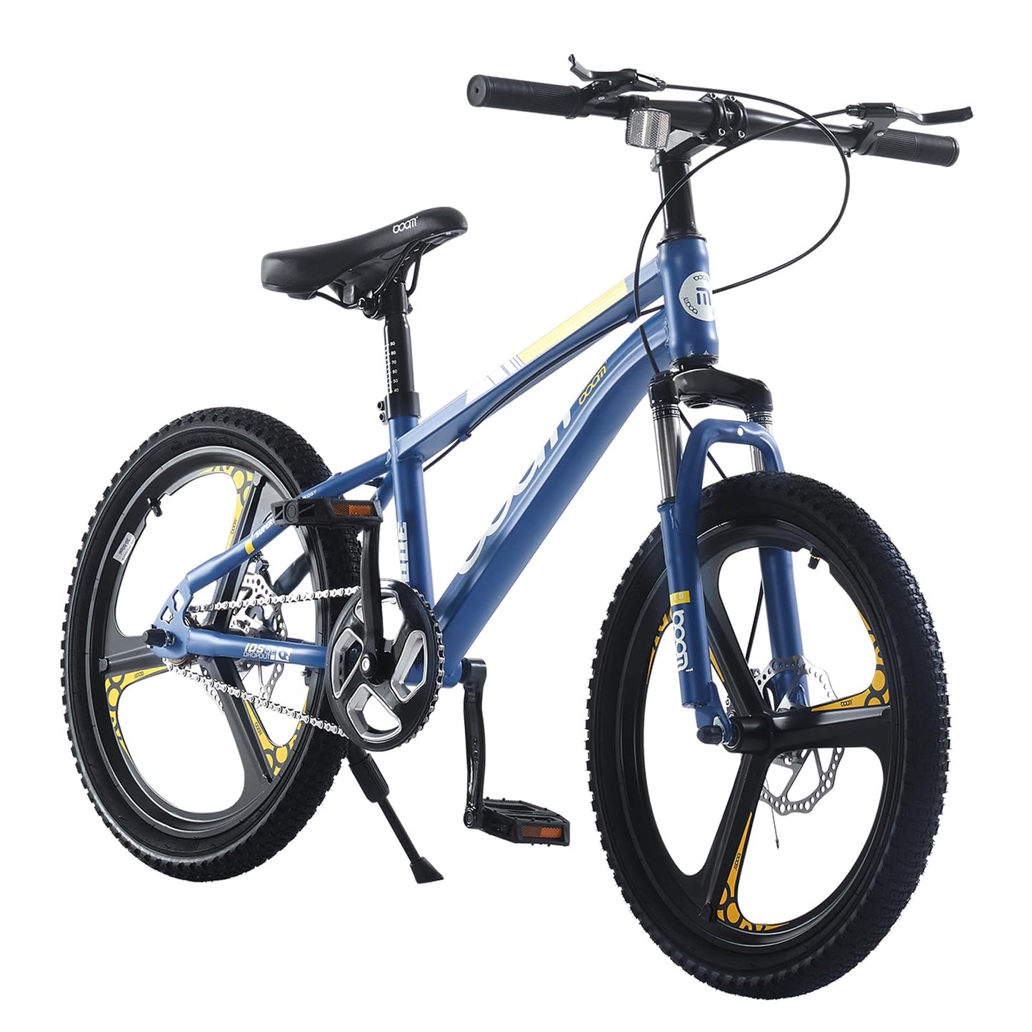 BSTSEL Kids Bike 18" 20" 22" 24" Inch Youth Bike Shock Absorber Bike,12.25-Inch Frame,V-Brakes,Suitable for 9-14 Year Old Boys and Girls Mountain Bikes Pink Blue Bicycle