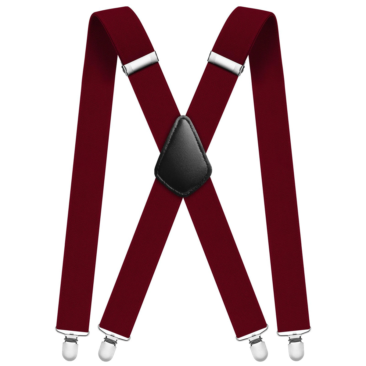 Aomig Mens Braces, Mens Suspenders with Strong Metal Clips, 3.5cm Wide Heavy Duty Suspenders for Men Women Business Wedding Casual