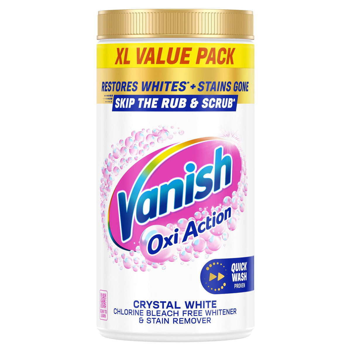 Vanish Gold Crystal White Stain Remover Powder, 1.5kg