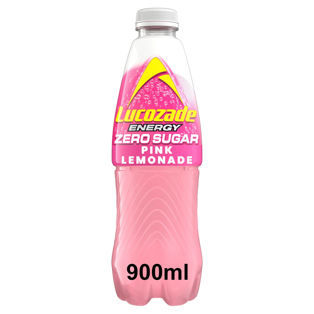 Lucozade Energy Zero Pink Lemonade 380ml (Pack of 4)