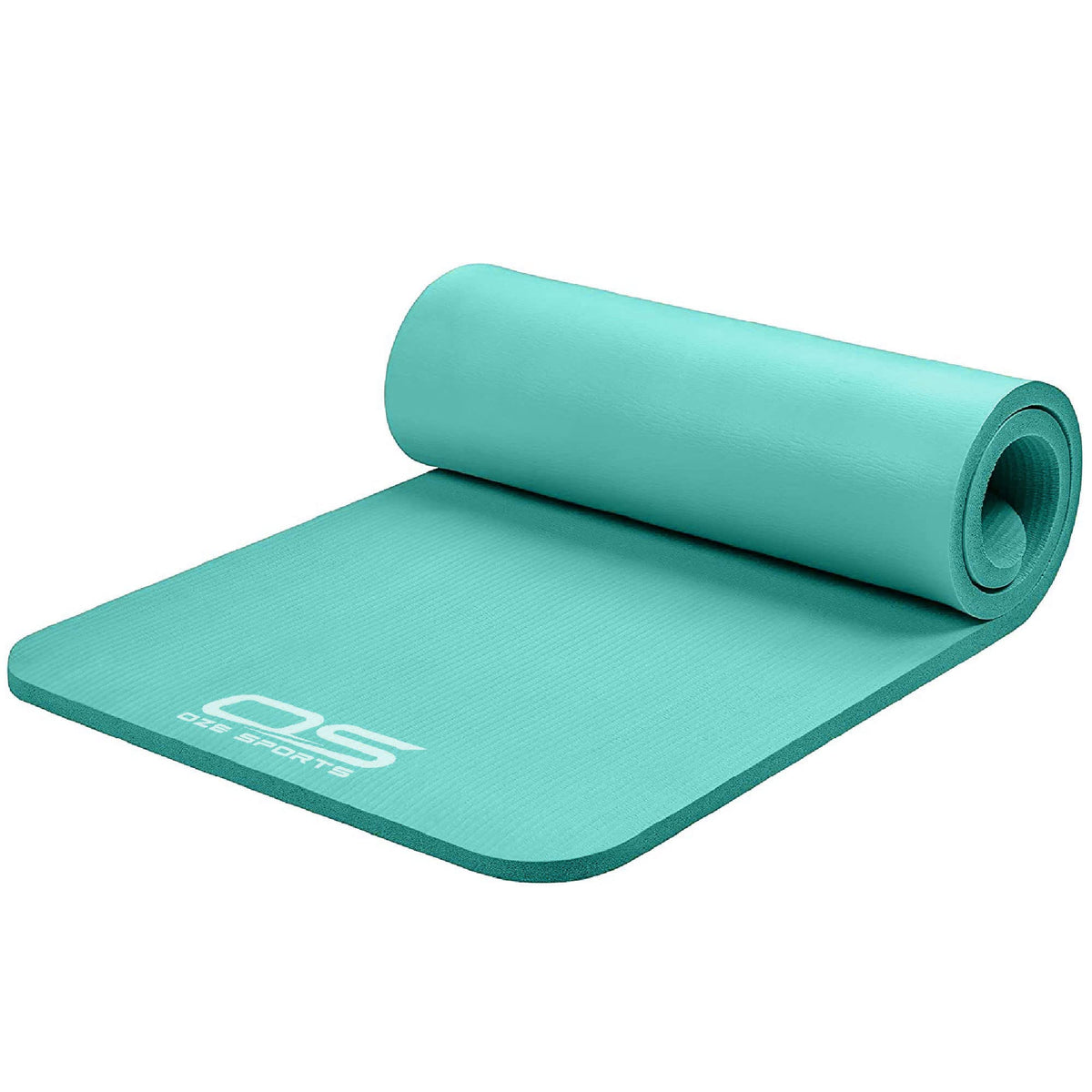 OZE SPORTS Yoga Mat, NBR Foam, Extra Thick, Non-Slip, High Density, Large, for Pilates, Gymnastics, HiiT and Fitness, with Free Carry Strap