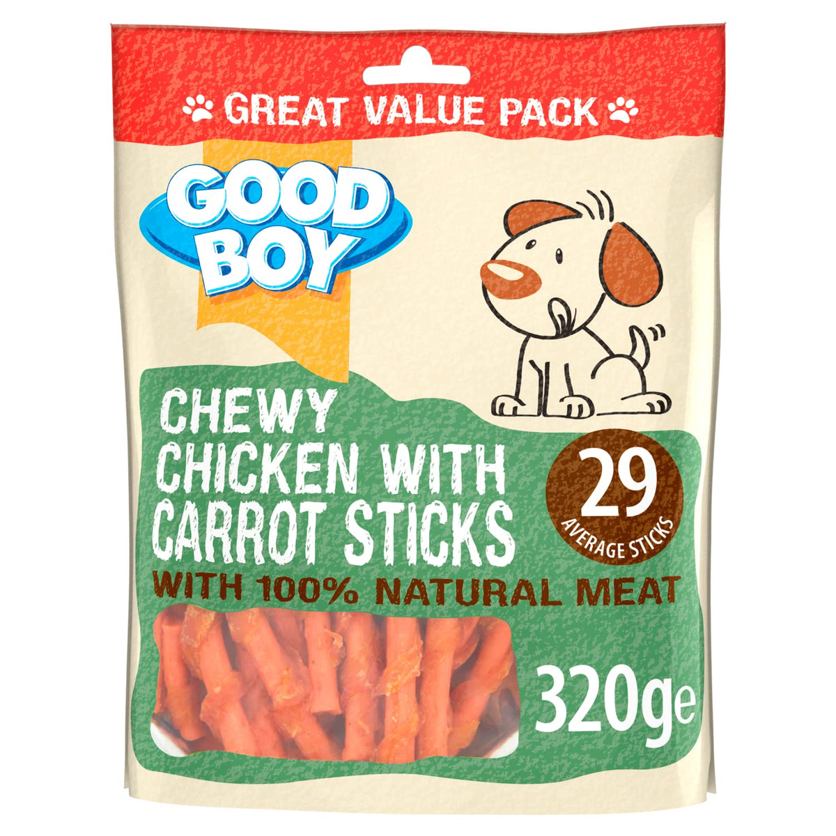 Good Boy Chicken & Hide Twisters Dog Treats 220g