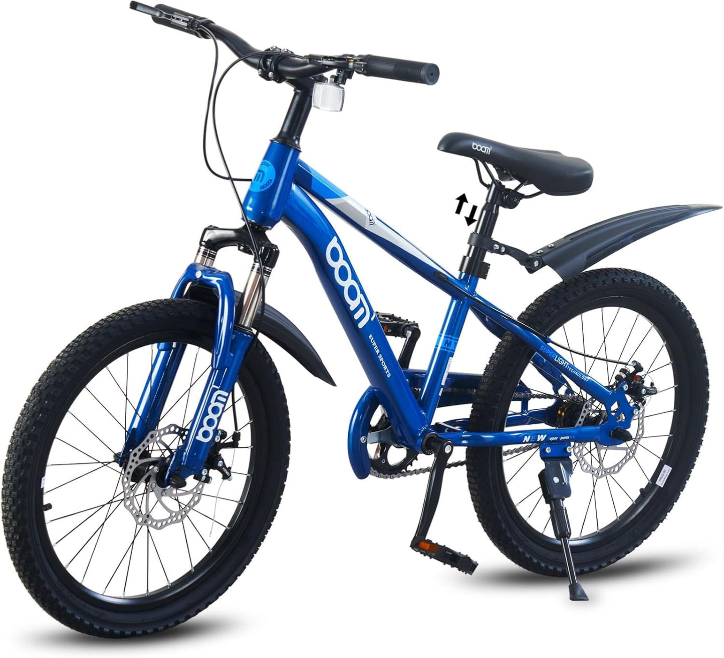 LSBIKE Kids Mountain Bike with Front Suspension & Disc Brakes — 18"/20"/22" | Ages 5-13