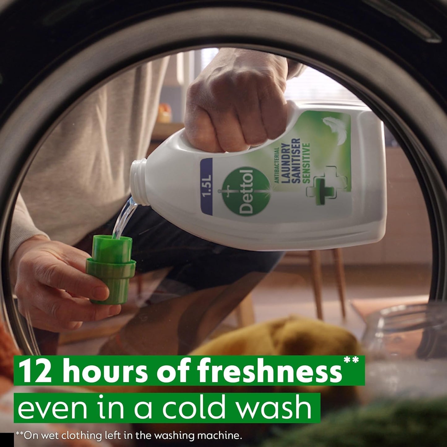Dettol Antibacterial Laundry Sanitiser Fresh Cotton 6L | 4 x 1.5L