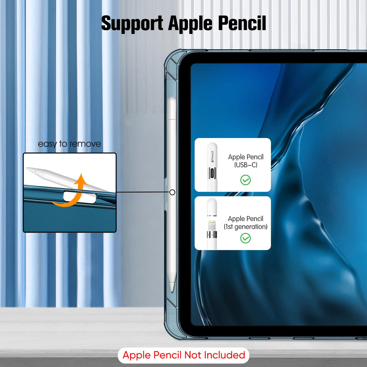 FINTIE Case & Screen Protector Set for iPad A16 11th/10th Gen 11/10.9 Inch