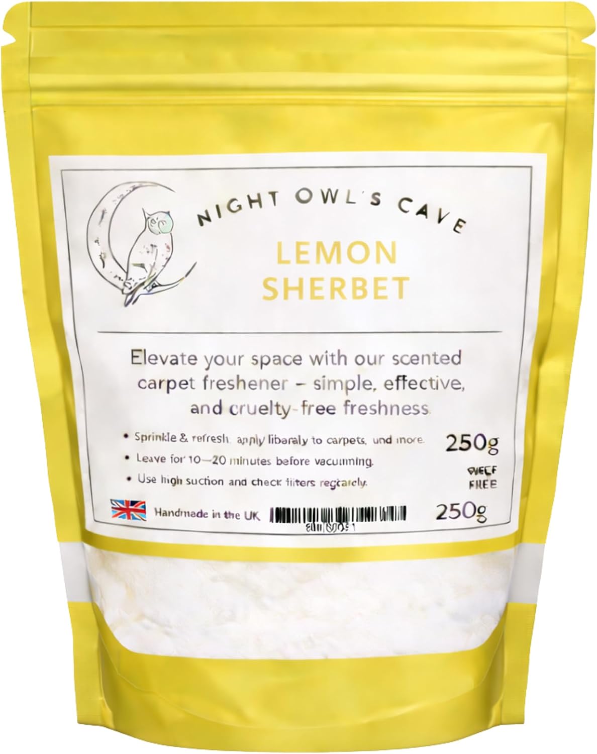 Handmade Highly Scented Carpet Freshener - 250g | Choose from Nine Irresistible Scents! | Vegan & Cruelty-Free | Expertly Crafted in the UK Long-Lasting Handmade (Alien)
