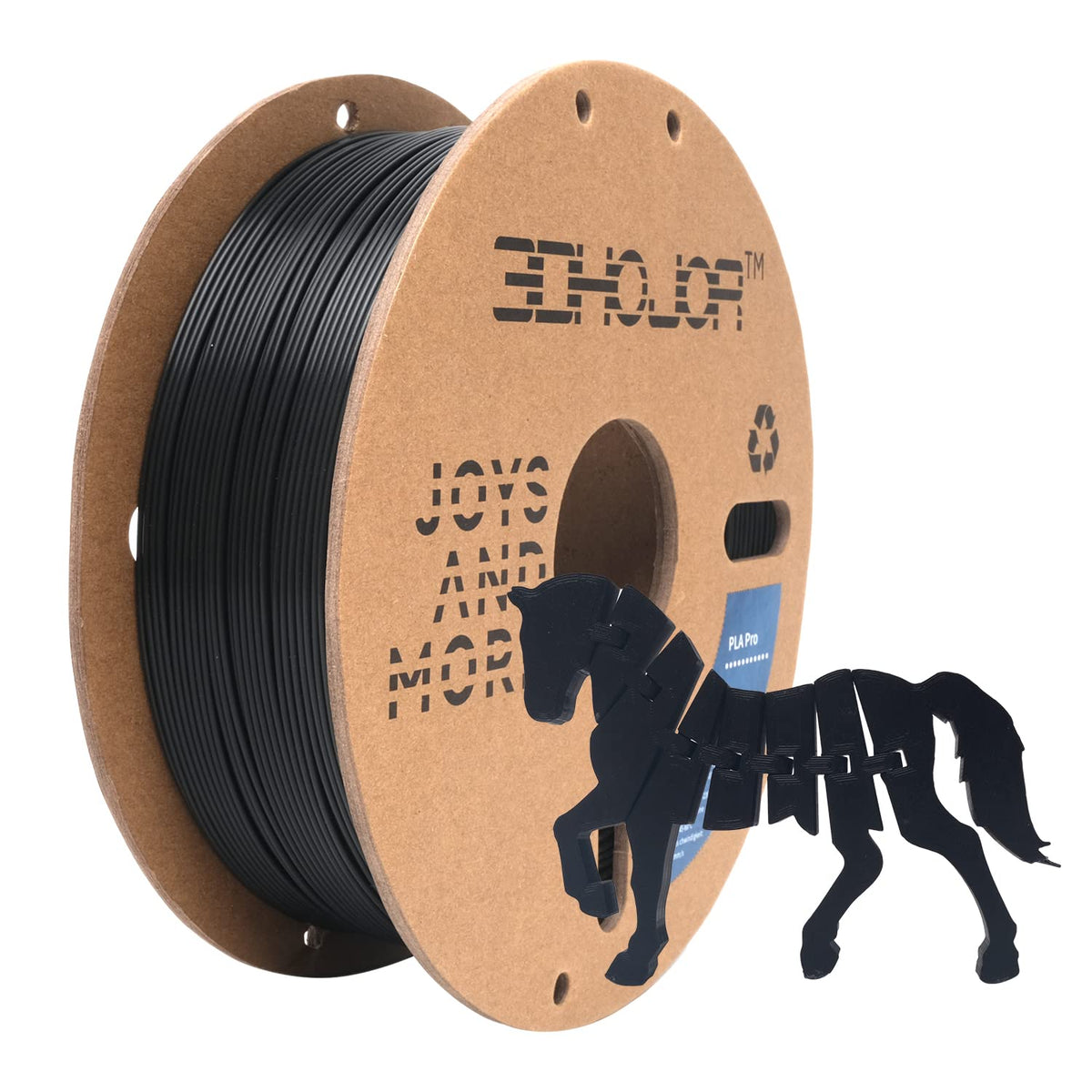 3DHoJor PLA+ PLA Plus Filament 1.75mm 1kg(2.2lbs) for 3D Printers,Yellow