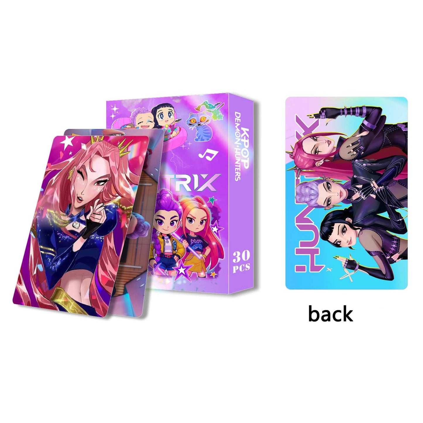 Sanmatic K-Pop Demon LOMO Cards Classic Card Set for Kids Playing for Party Favors and Gift