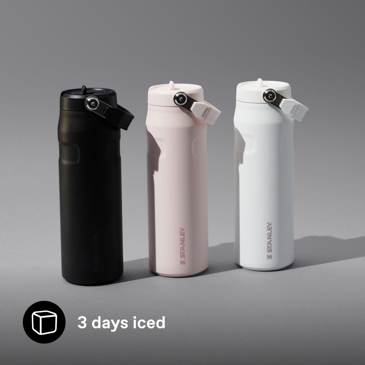 Stanley 1913 Flip Straw Sports Water Bottle 0.7L - Rose Quartz