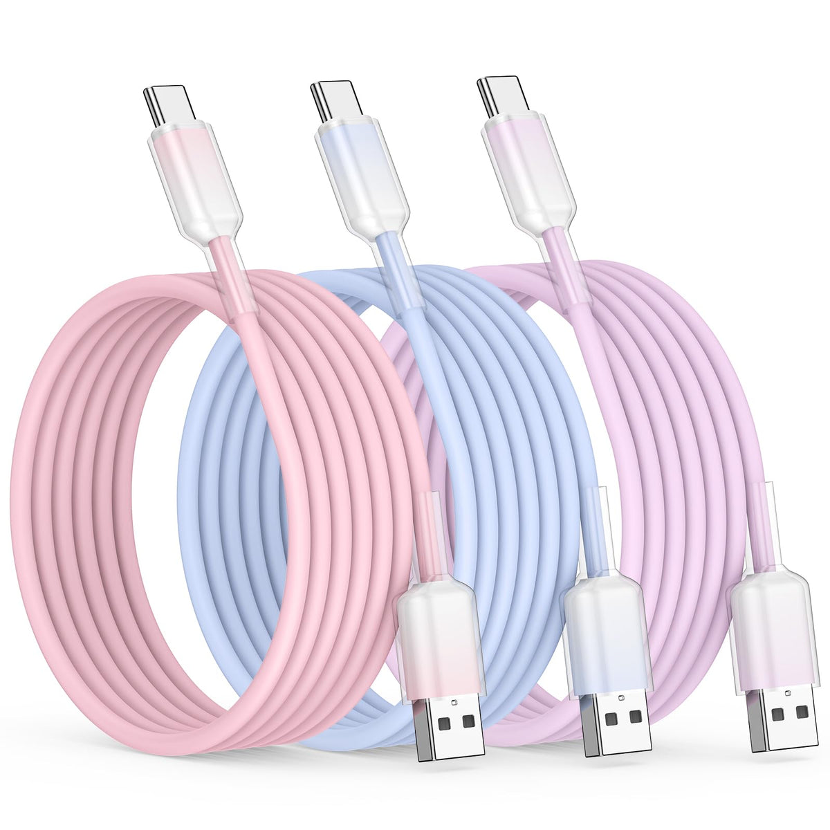 Nebite USB C Charger Cable 3-Pack 3FT/1M USB A to USB C Cable