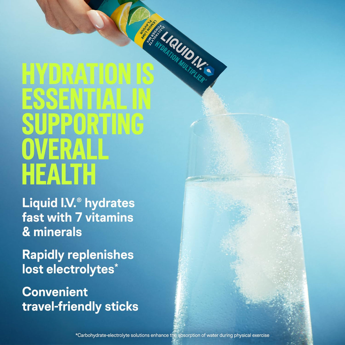 Liquid I.V. Hydration Multiplier Electrolyte Mix, Passion Fruit, 16 Sticks
