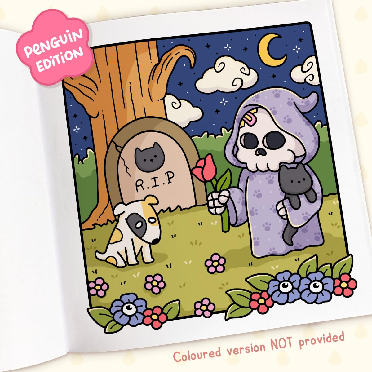 Spooky Cutie: A cute and comfy colouring book, perfect for Halloween (Coco Wyo)