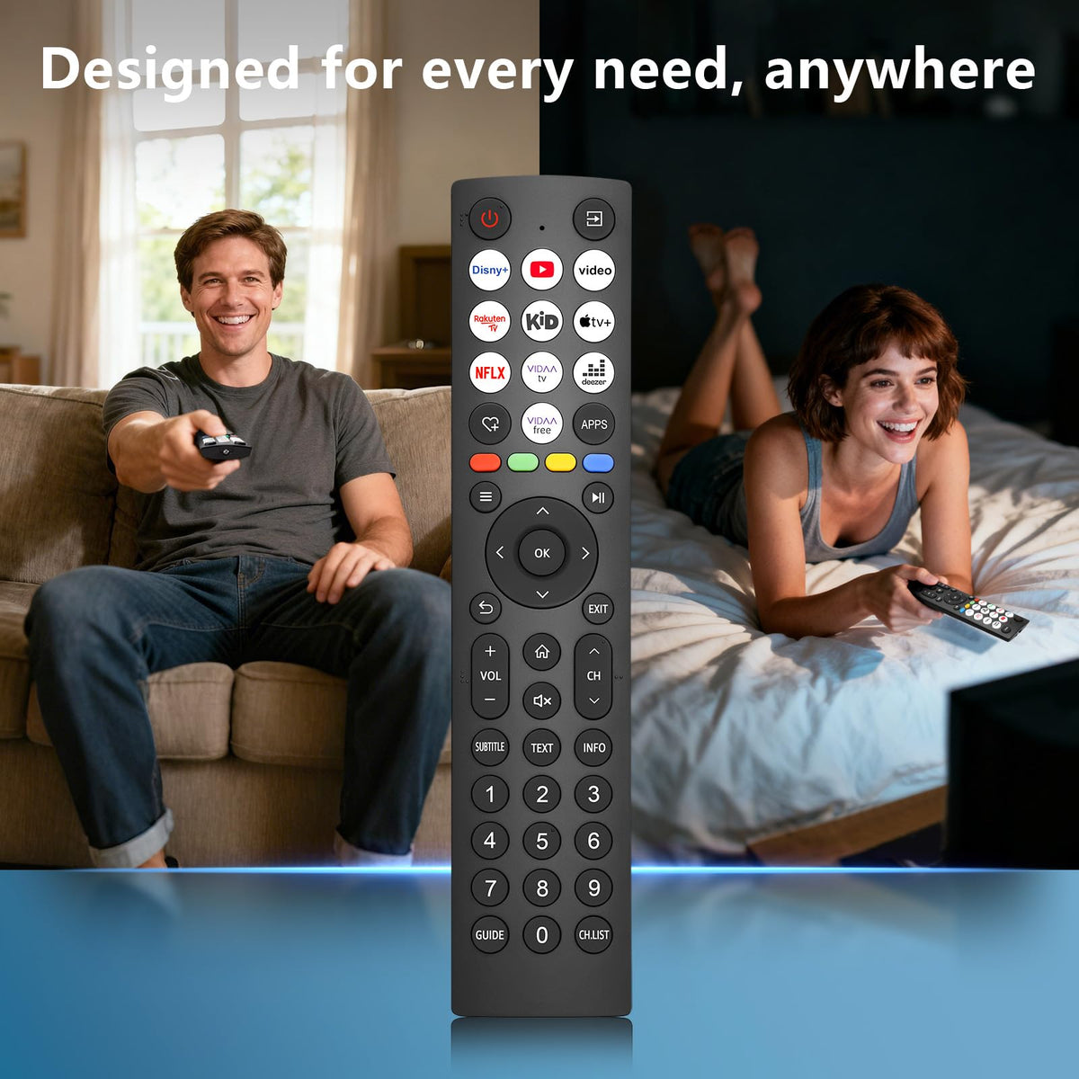 Universal-for-Samsung-Smart-TV-Remote, for Samsung Curved Qled Frame 4K TV