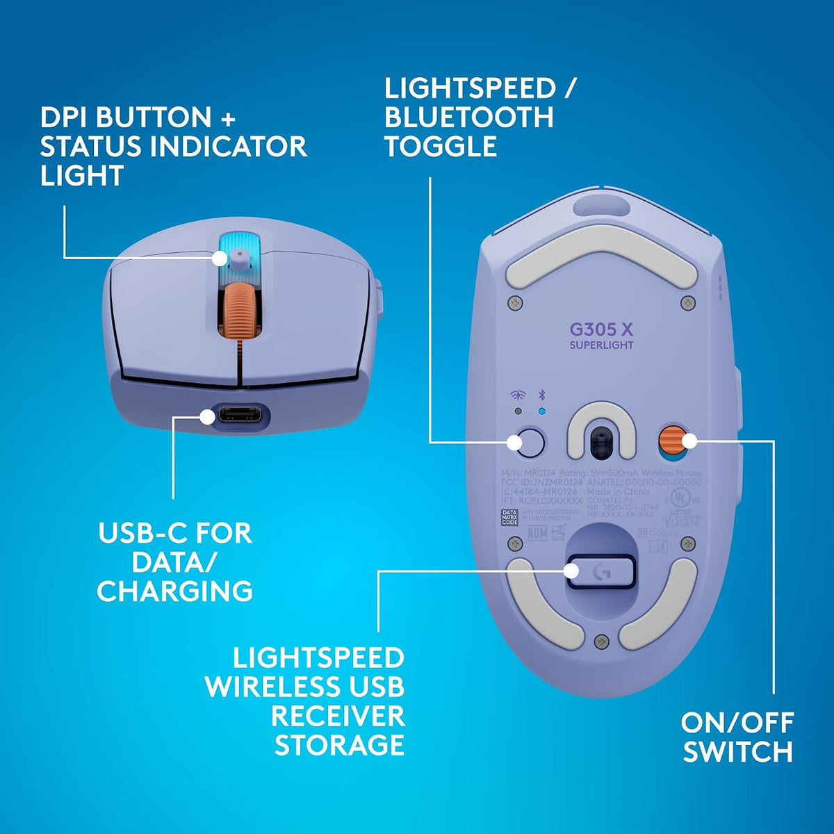 Logitech G G305 LIGHTSPEED Wireless Gaming Mouse