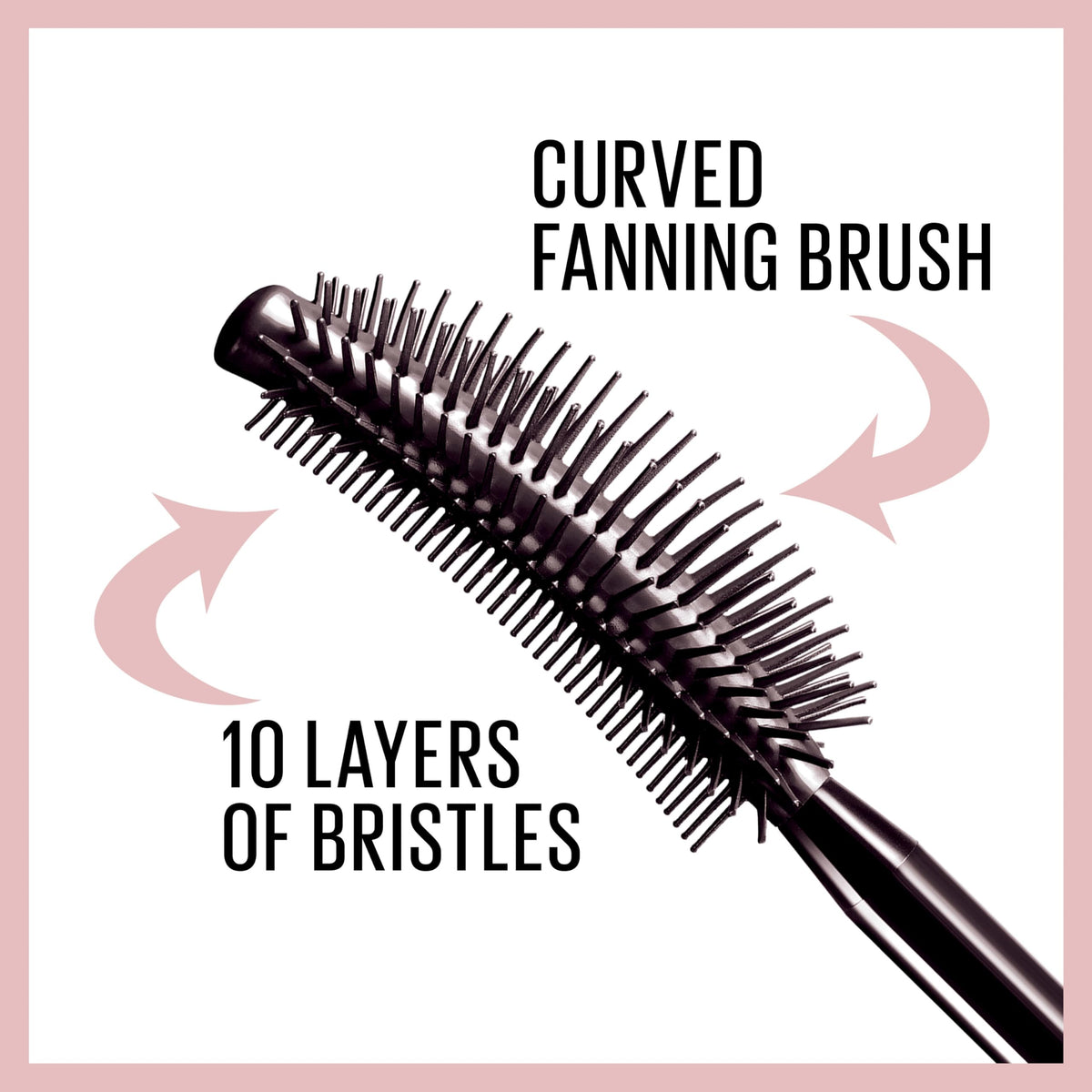 Maybelline Mascara, Lash Sensational Volumizing & Thickening, Eyelash Lengthening, Flake Free Formula, Layer Reveal Brush, Defining Mascara, Maybelline New York, Shade: Very Black