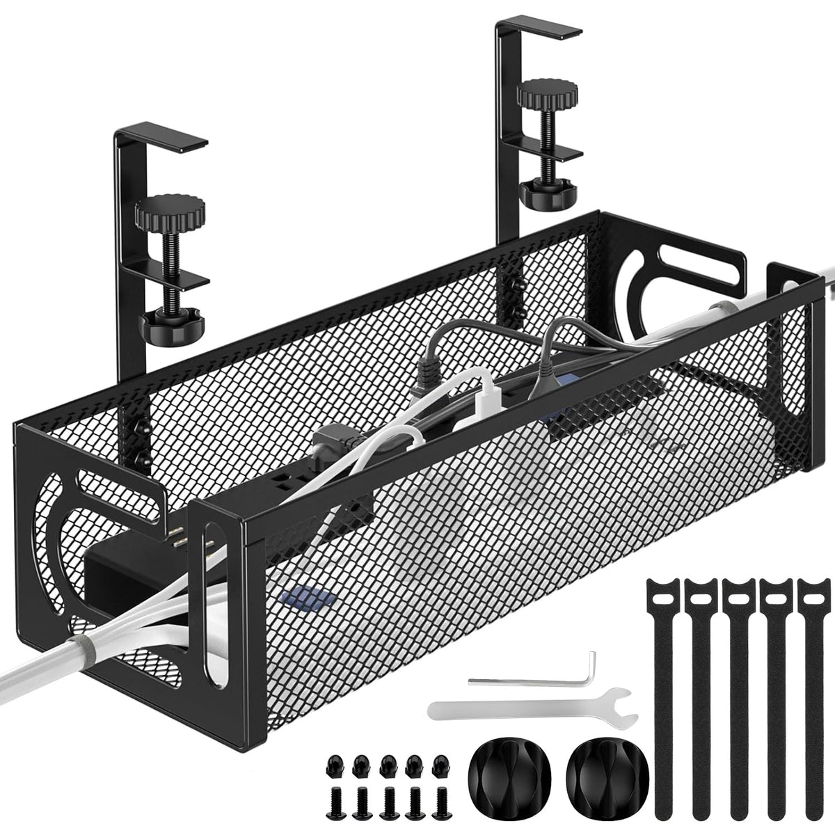Cable Management, Under Desk Cable Management, Desk Cable Tidy