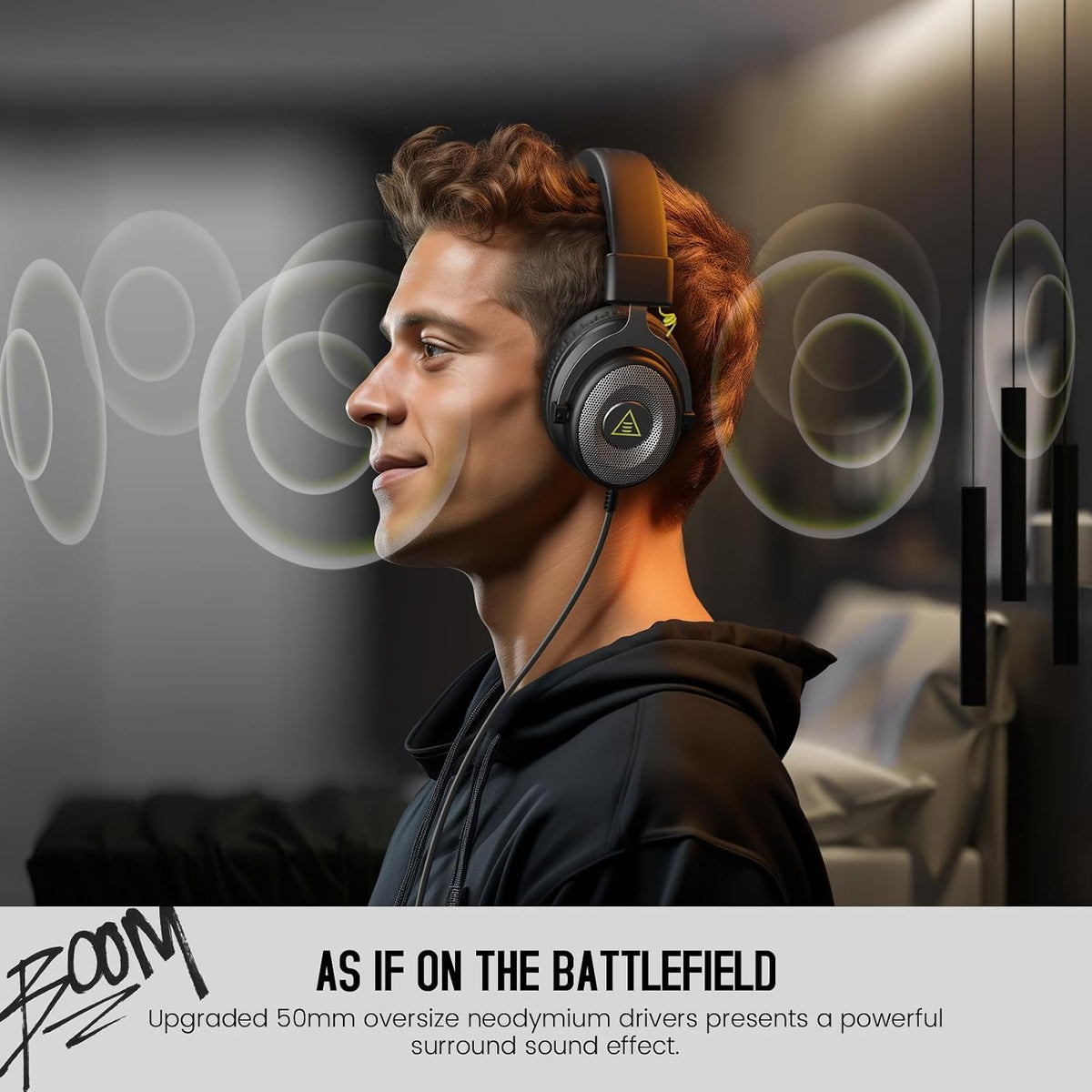 EKSA E900 Wired Gaming Headset for Xbox One - PC Headset with Detachable Noise Cancelling Microphone, 3D Stereo Sound 50mm Driver- Gaming Headphones for Xbox S/X, PS4 PS5, Switch, Laptop (Sliver)