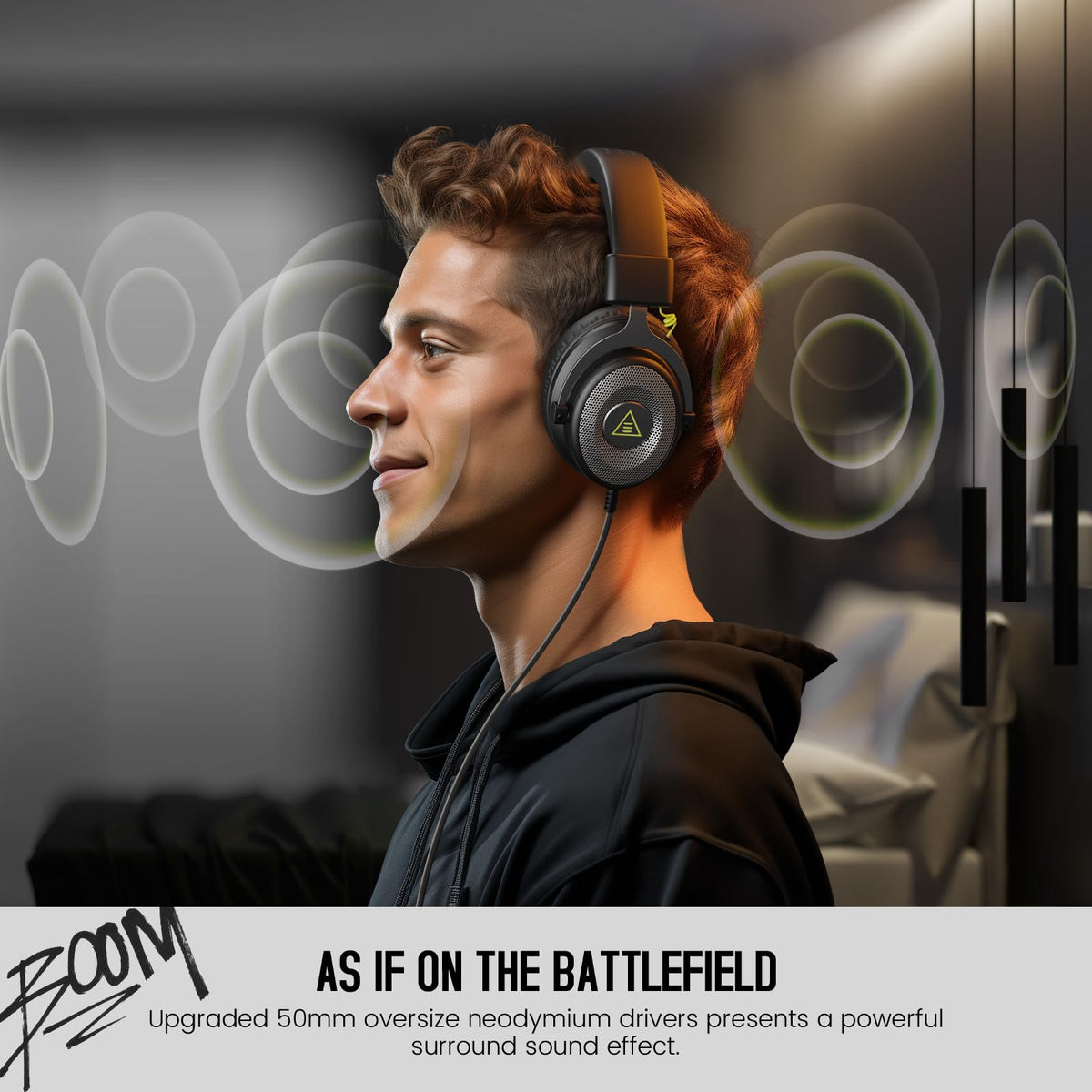 EKSA E900 Wired Gaming Headset for Xbox One - PC Headset with Detachable Noise Cancelling Microphone, 3D Stereo Sound 50mm Driver- Gaming Headphones for Xbox S/X, PS4 PS5, Switch, Laptop (Sliver)