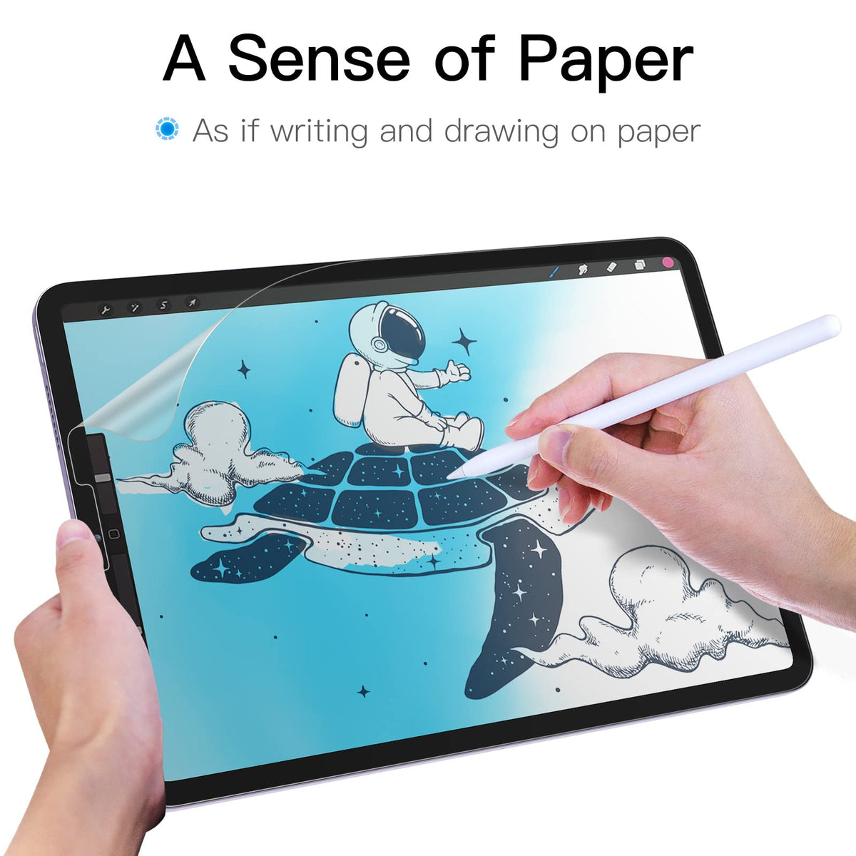 JETech Paper Matte Screen Protector for iPad (A16) 11th/10th Gen, 1-Pack