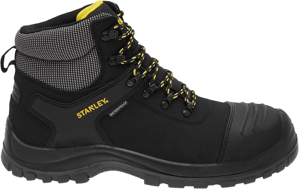 STANLEY Branxton Men's Leather, Steel Toe, Steel Midsole Plate, Waterproof, Safety Work Boot
