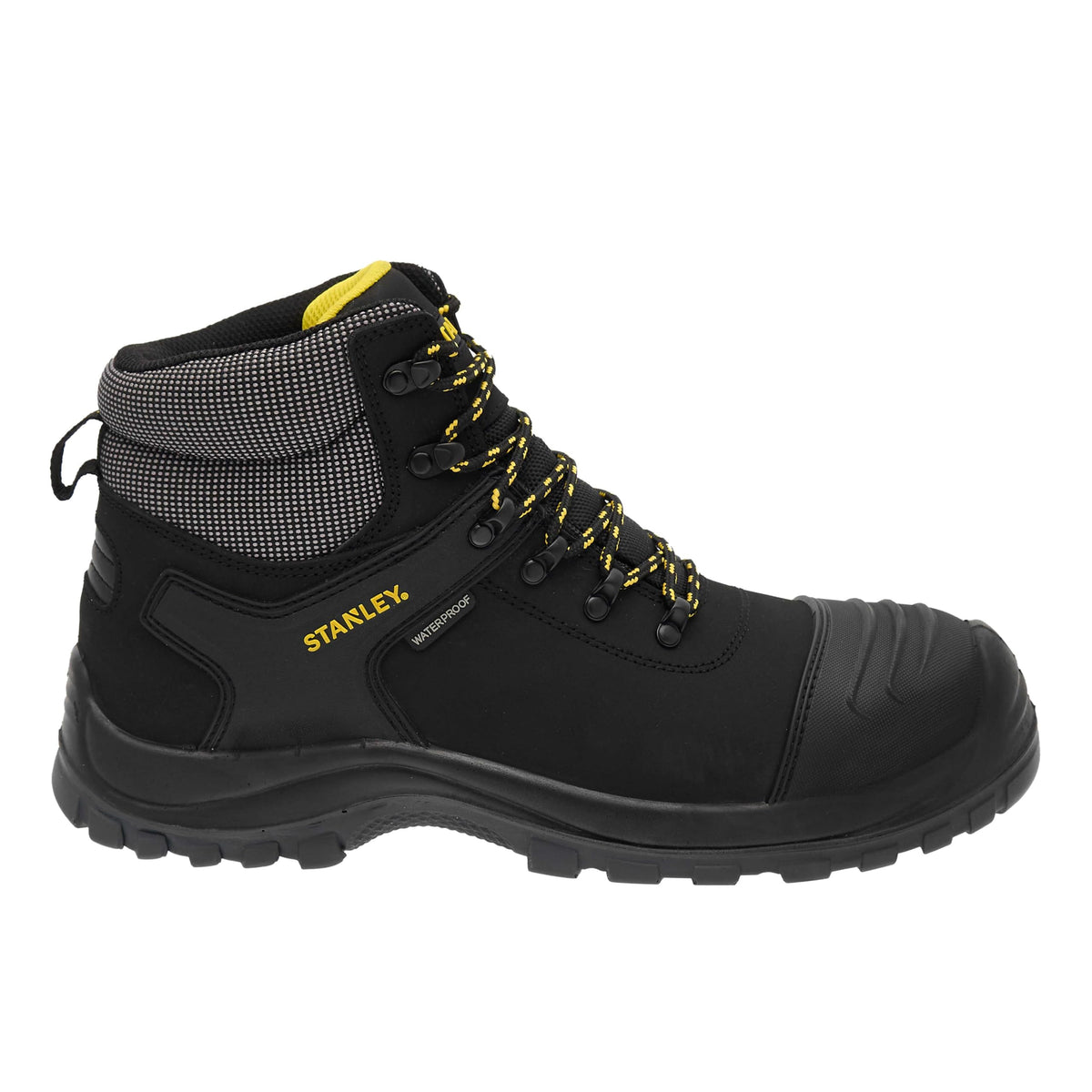 STANLEY Branxton Men's Leather, Steel Toe, Steel Midsole Plate, Waterproof, Safety Work Boot