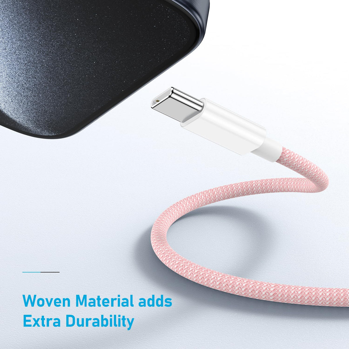 USB C Charger Cable, 2Pack 2M Braided iPhone Cable USB C to C Fast Charging for Apple iPhone 17 16 15 Pro Max Pro Plus, for iPad Pro/Air/Mini, for MacBook Air/Pro, for Samsung Galaxy Series and more