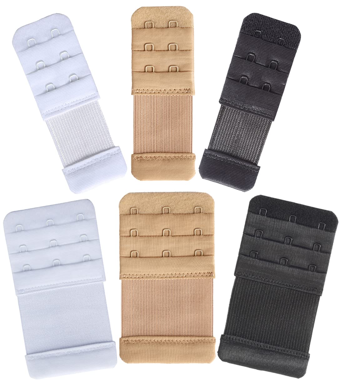 Women's Bra Extender 3 Hook Soft and Comfortable Bra Extension Strap