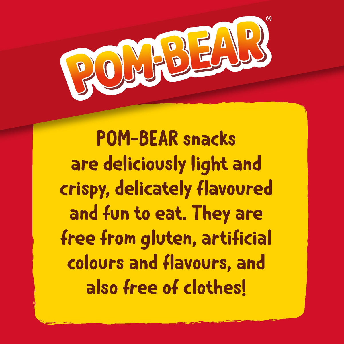 Pom Bear • Original Potato Snacks • Multipack • 6 Bags