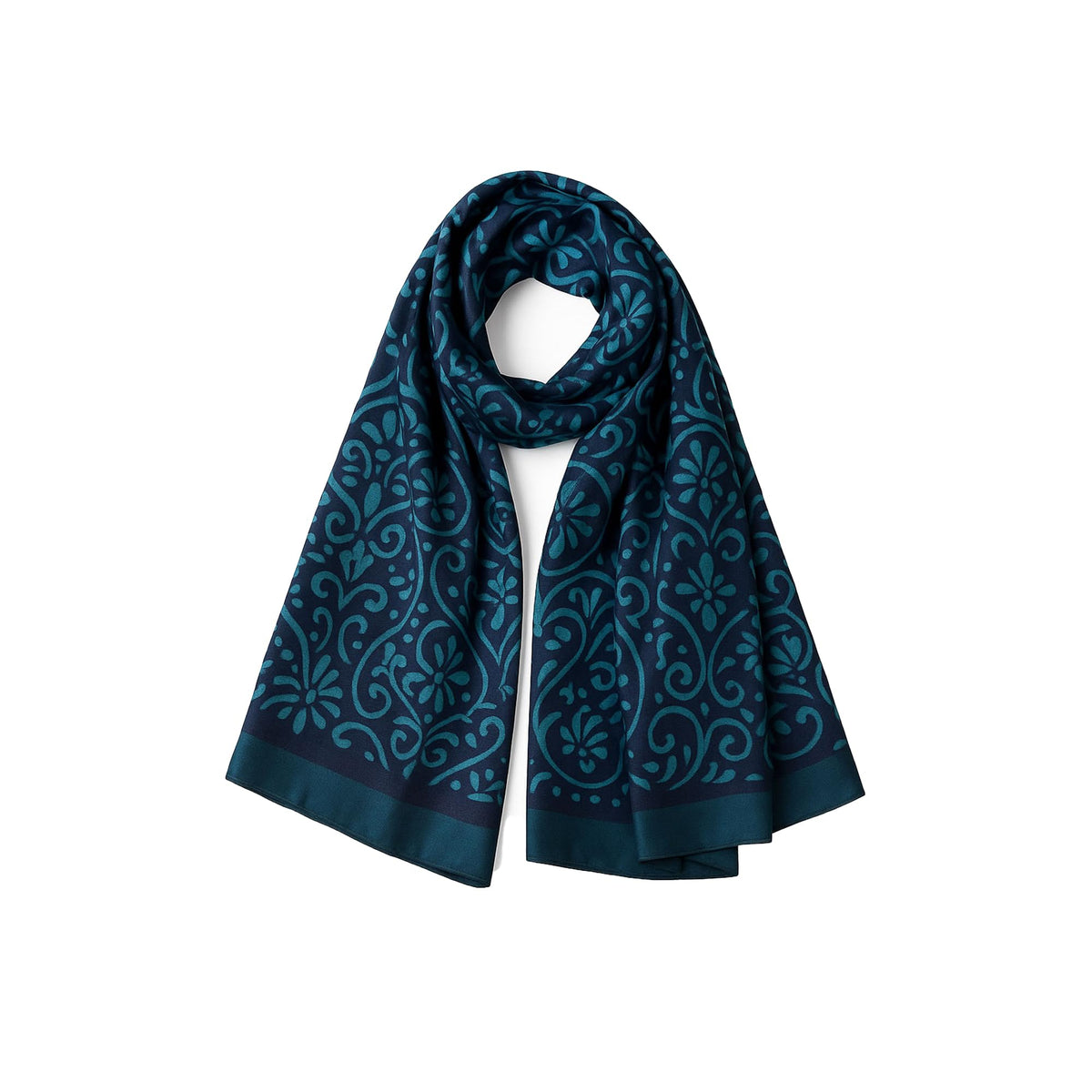 Trillion London® Silk Shawl Birthday Gifts for Women - Designer Silk Scarf